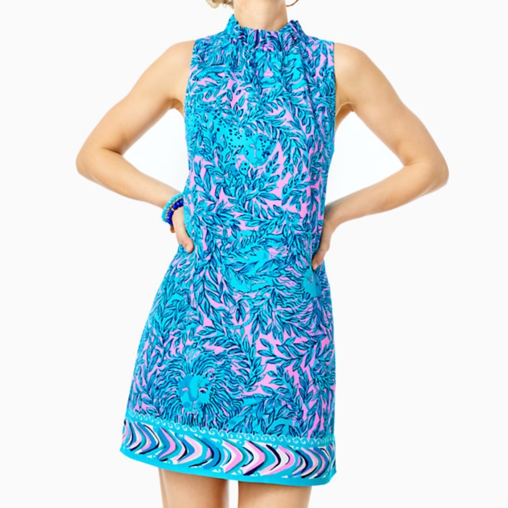 Lilly Pulitzer Women's Adalina Romper Size Small Bermuda Blue - Worn Once!